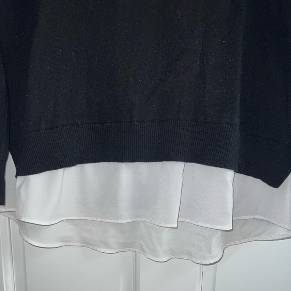 Ted Baker black sweater with embellished collar in size 4 (US size 12) - Picture 5 of 9